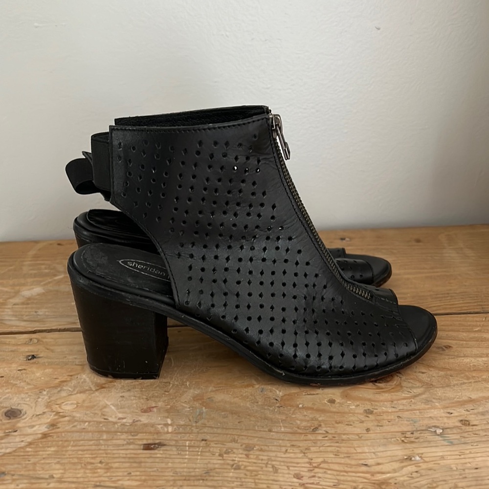 Cut Out Block Heel